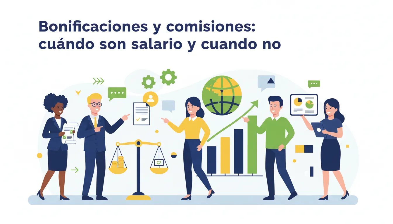 Bonificaciones y Comisiones: Cuándo Son Salario y Cuándo No
