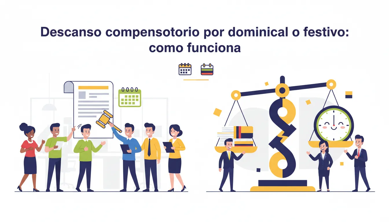 Descanso Compensatorio por Dominical o Festivo: Como Funciona