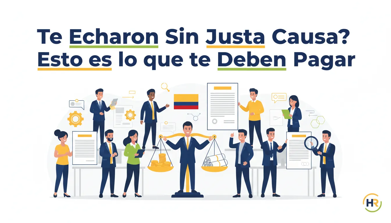 Te Echaron Sin Justa Causa? Esto es lo que te Deben Pagar