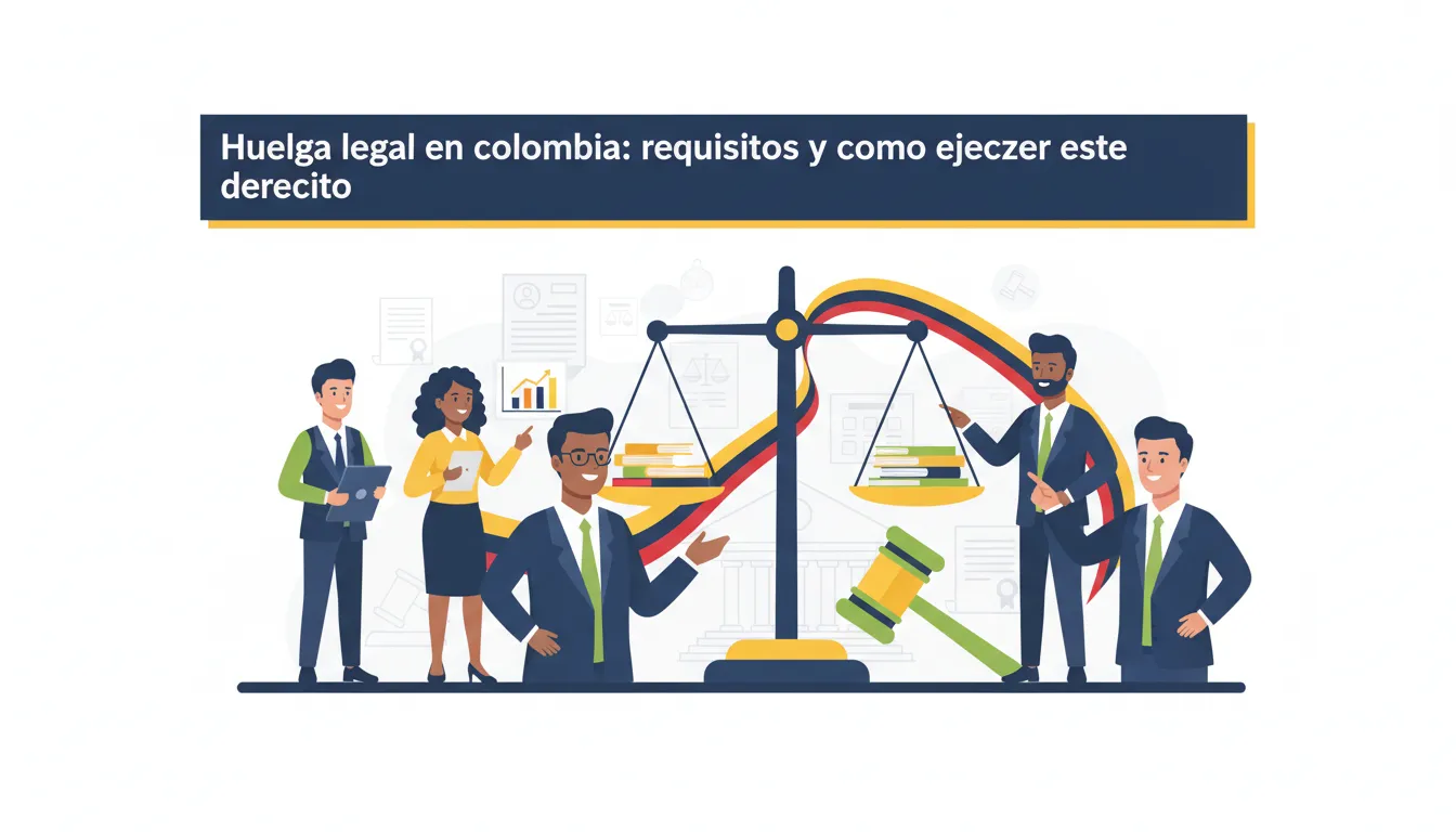 Huelga Legal en Colombia: Requisitos y Como Ejercer este Derecho