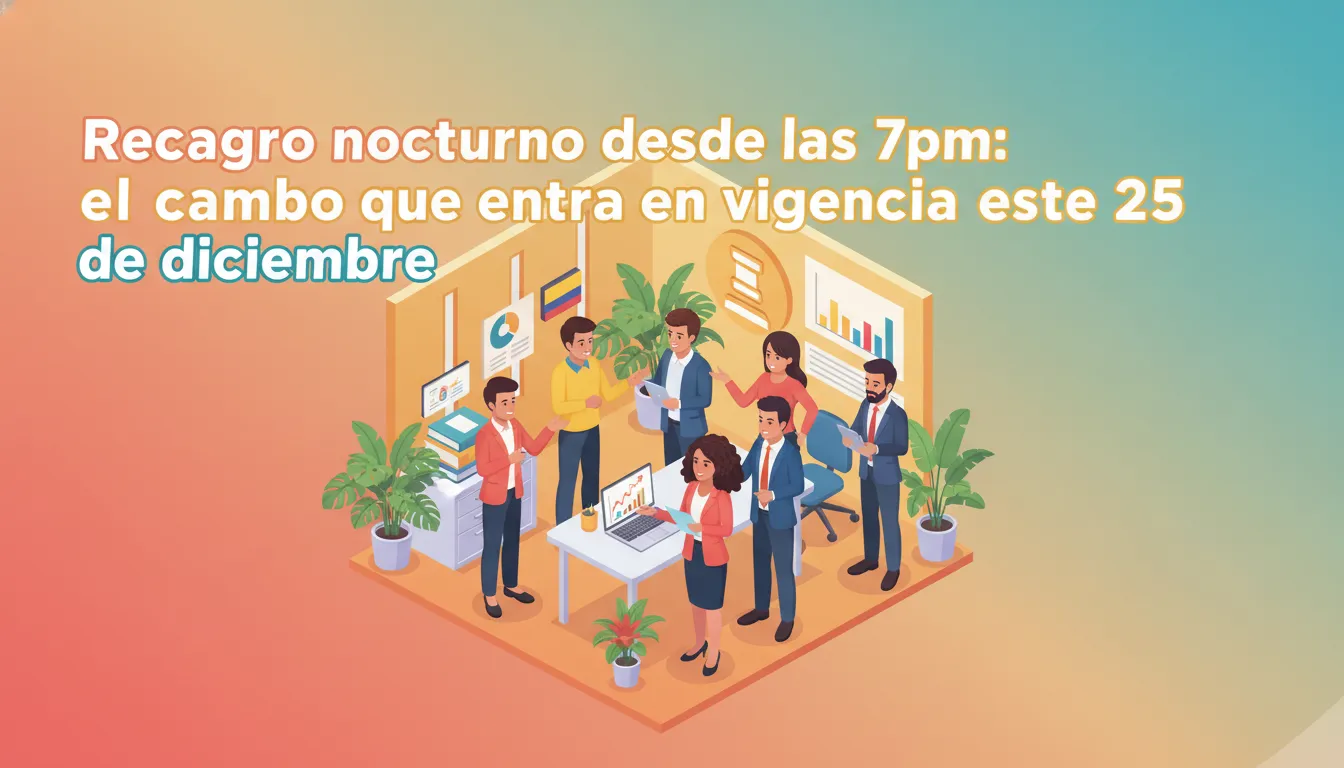 Recargo Nocturno desde las 7pm: El Cambio que Entra en Vigencia este 25 de Diciembre
