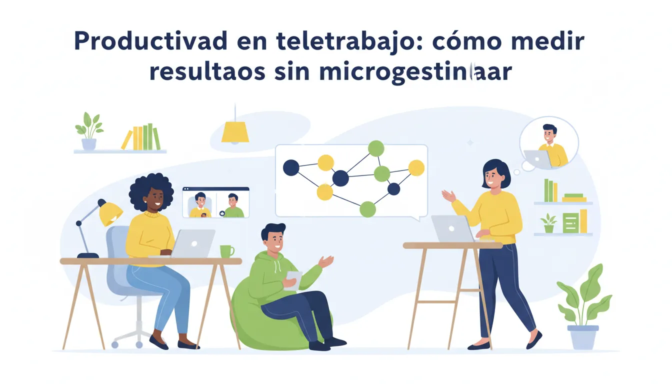 Productividad en Teletrabajo: Cómo Medir Resultados sin Microgestionar
