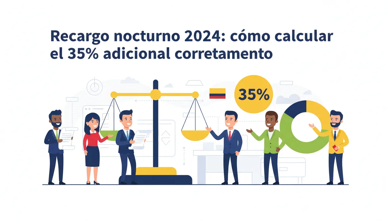 Recargo Nocturno 2024: Como Calcular el 35% Adicional Correctamente