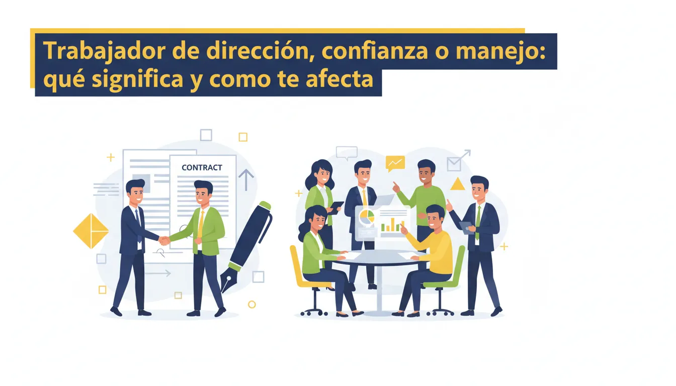 Trabajador de Direccion, Confianza o Manejo: Que Significa y Como te Afecta